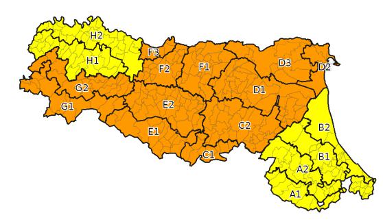 Allerta arancione per criticità idraulica - Emissione 24/10/2024