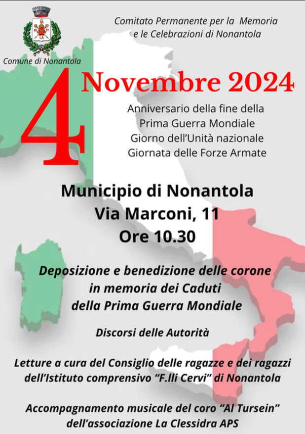 4 Novembre 2024, Celebrazioni a Nonantola