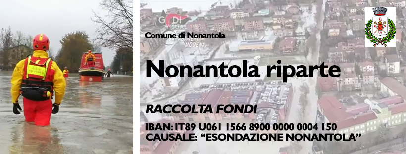 Un aiuto per far ripartire Nonantola dopo gli ingentissimi danni dell’alluvione